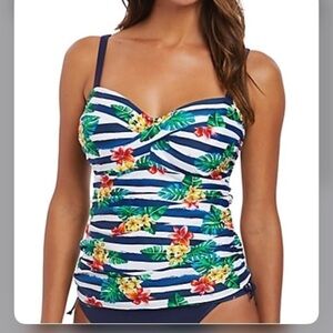 NWT Fantasie Porto Twist Tankini Swim Top 38DD
